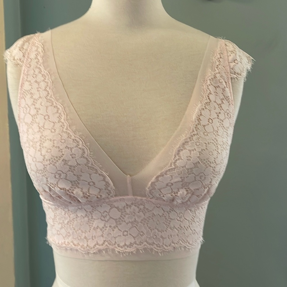 aerie Lace Long Line Bralette - Size S - NWT